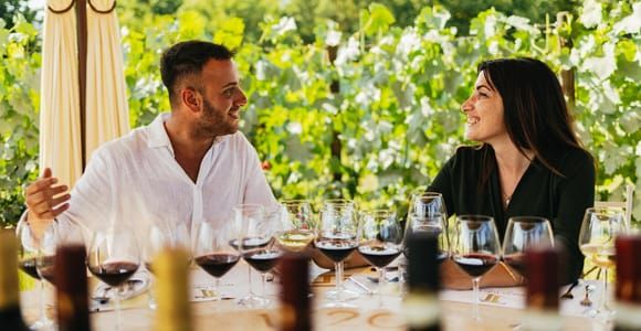 San Gimignano: Almuerzo romántico en un viñedo
