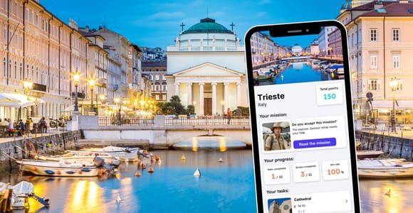 Trieste: Juego y Recorrido de Exploración de la Ciudad en tu Teléfono