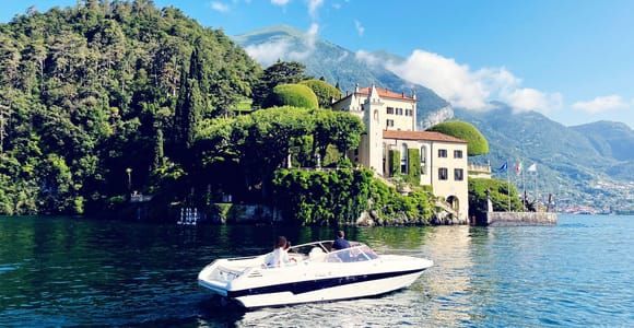 Private Luxury Boat Tour of Lake Como with Stops & Drinks