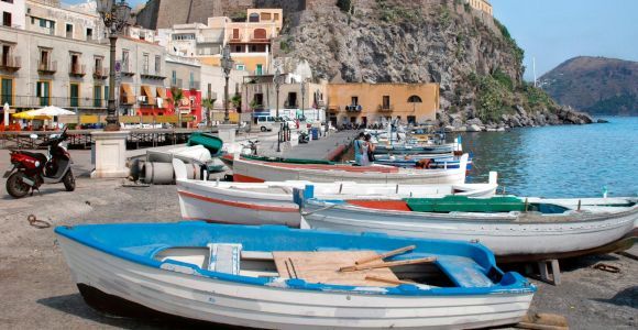 Ab Taormina: Lipari und Vulcano Mini-Kreuzfahrt Äolentour