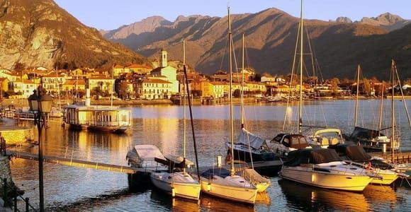 Lake Maggiore: Panoramic Sunset Cruise from Feriolo