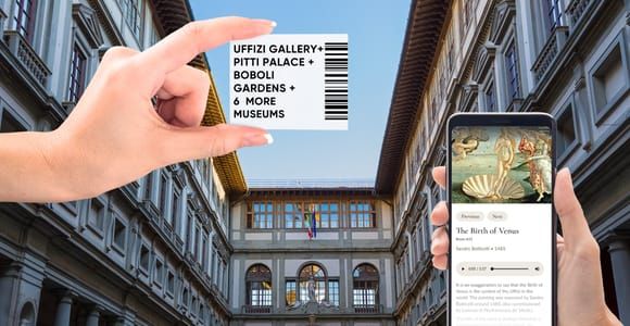 Firenze: Uffizi, Palazzo Pitti e Boboli: biglietto combinato di 5 giorni