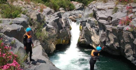 Alcantara River Jumps and Canyoning, a real Adventure