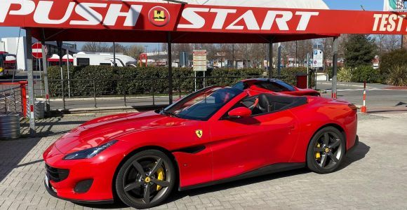Короткий тур по тест-драйву Ferrari в Портофино