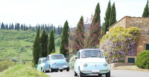 Tour di un giorno nella campagna del Chianti a bordo di una Fiat 500 d'epoca