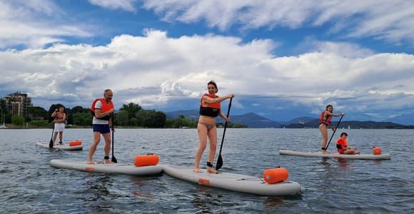 SUP tour on Lake Maggiore: wellness & mindfulness experience