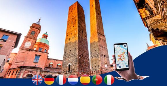 Bologna: Walking Tour with Audio Guide on App